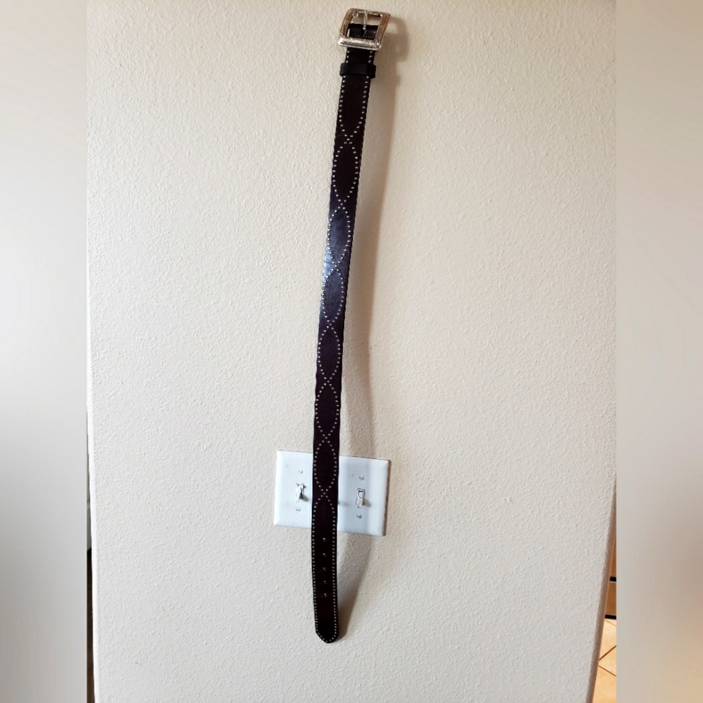 Brighton, dark brown, medium belt